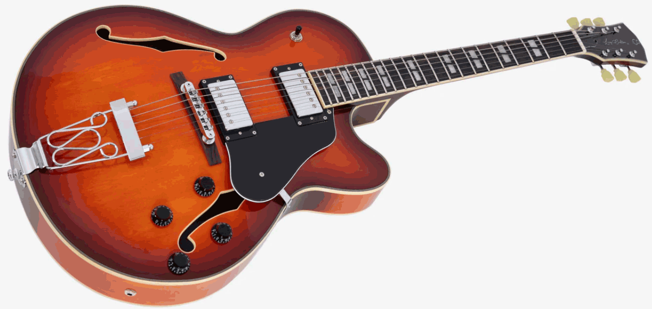 Sire Larry Carlton H7f 2h Ht Eb - Tobacco Burst - Hollowbody E-Gitarre - Variation 2
