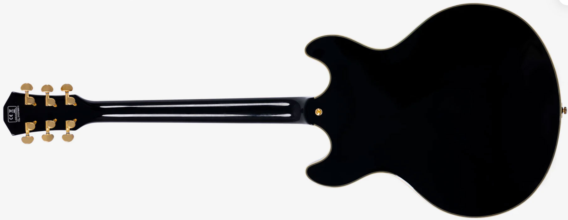 Sire Larry Carlton H7t Signature 2h Trem Eb - Black - Semi-Hollow E-Gitarre - Variation 1