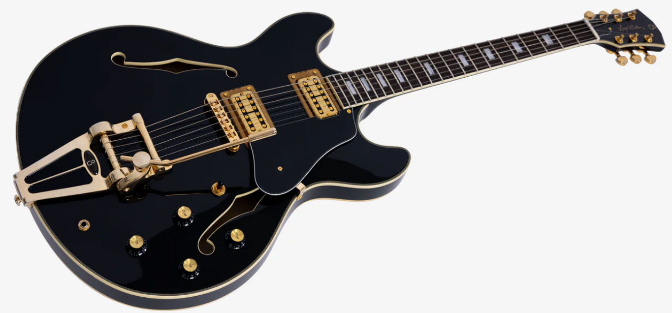 Sire Larry Carlton H7t Signature 2h Trem Eb - Black - Semi-Hollow E-Gitarre - Variation 2