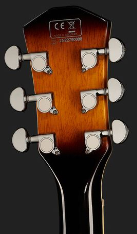 Sire Larry Carlton H7v Lh Signature Gaucher 2s P90 Ht Eb - Vintage Sunburst - E-Gitarre für Linkshänder - Variation 5