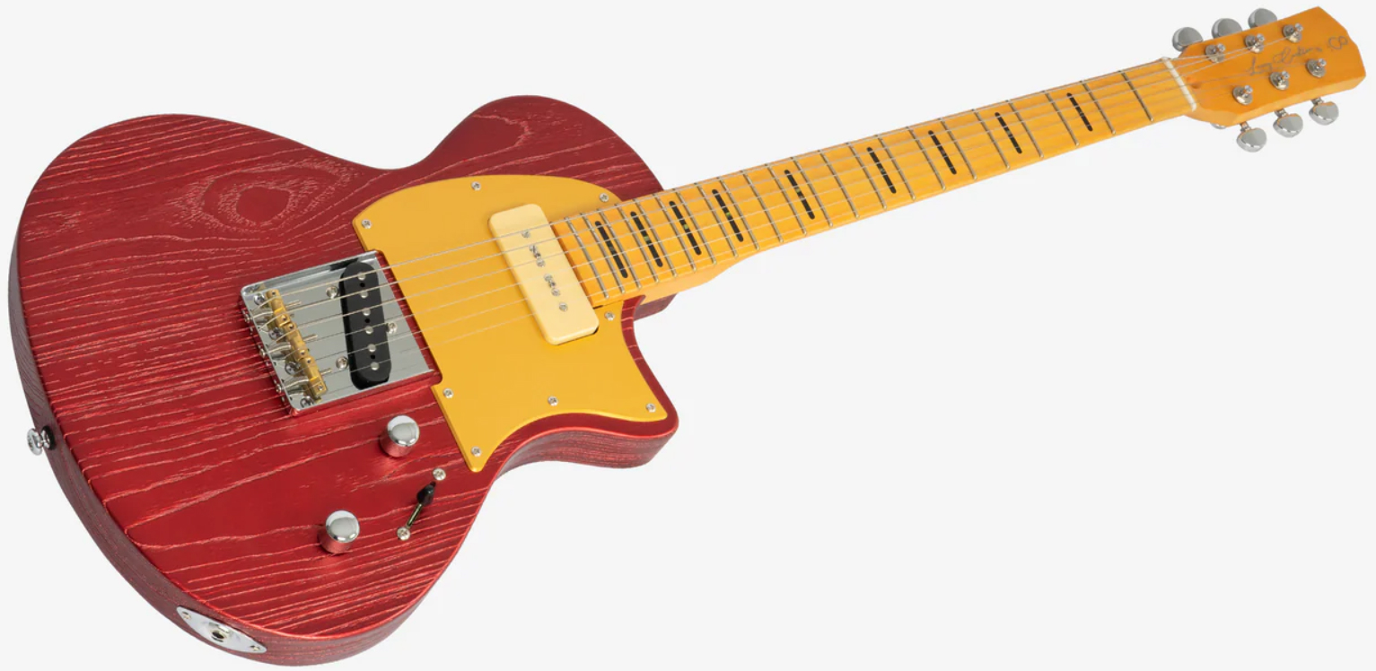 Sire Larry Carlton I5t 2s P90 Ht Mn - Candy Apple Red - Single-Cut-E-Gitarre - Variation 2