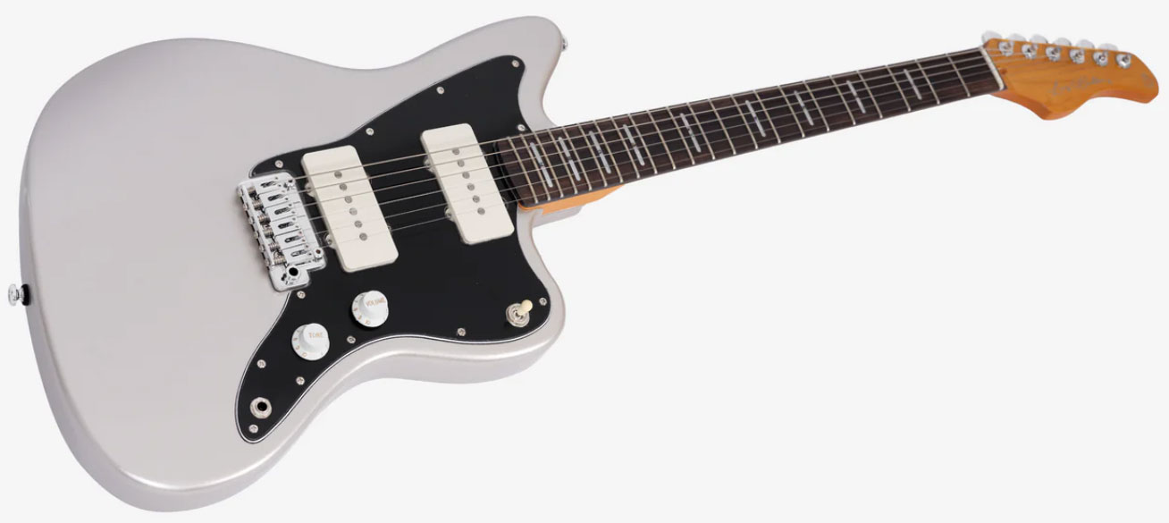 Sire Larry Carlton J3 2s Trem Rw - Silver - Retro-Rock-E-Gitarre - Variation 2