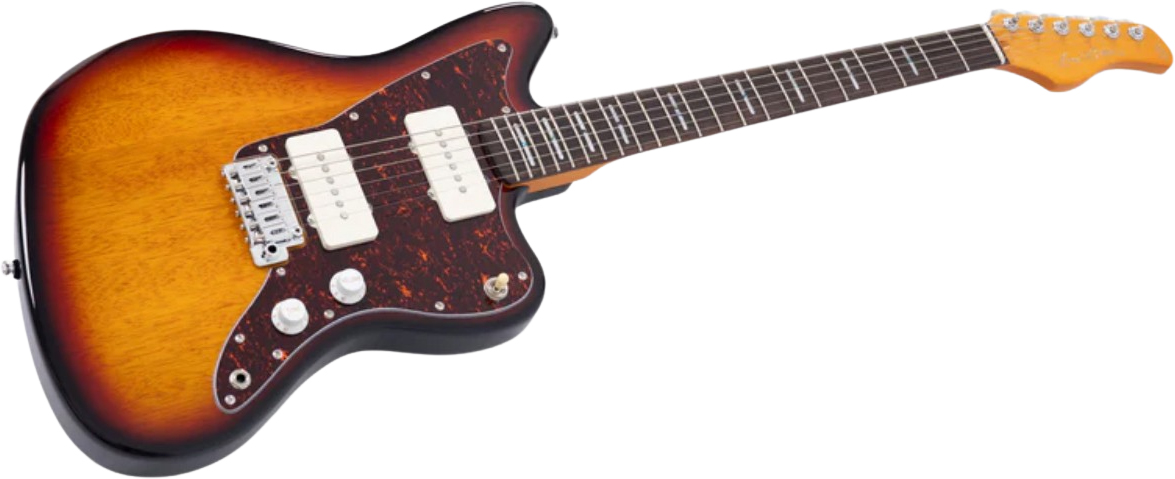 Sire Larry Carlton J3 2s Trem Rw - 3 Tone Sunburst - Retro-Rock-E-Gitarre - Variation 2