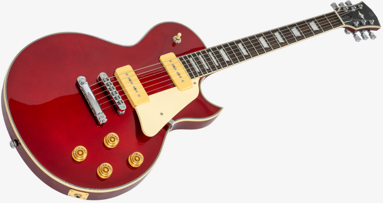 Sire Larry Carlton L7v New Gen 2s P90 Ht Eb - Candy Apple Red - Single-Cut-E-Gitarre - Variation 2