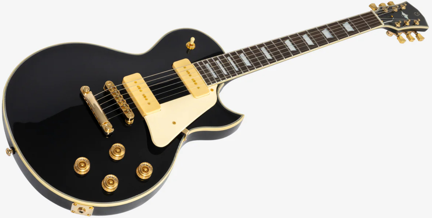 Sire Larry Carlton L7v New Gen 2s P90 Ht Eb - Black - Single-Cut-E-Gitarre - Variation 2