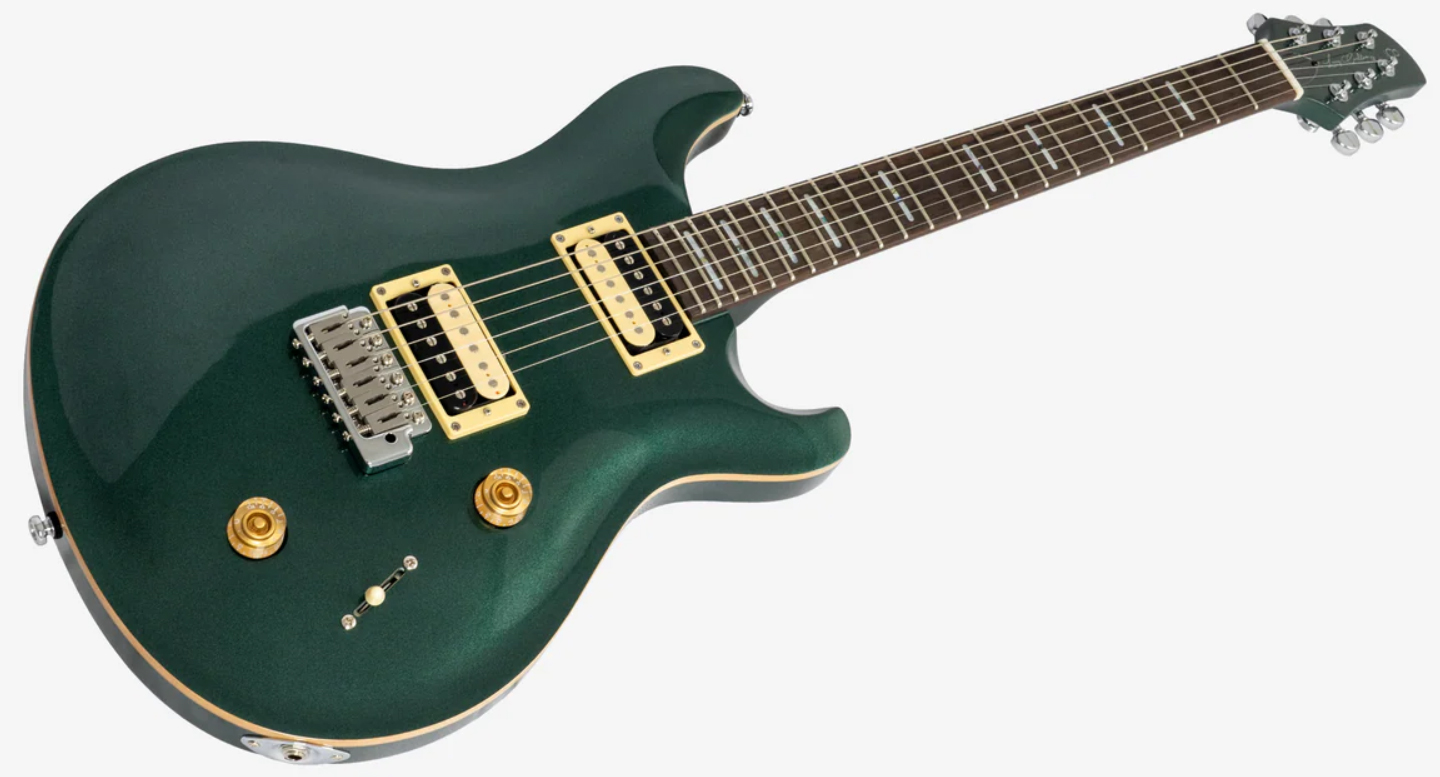 Sire Larry Carlton Q7 2h Trem Eb - Metallic Green - Double Cut E-Gitarre - Variation 2