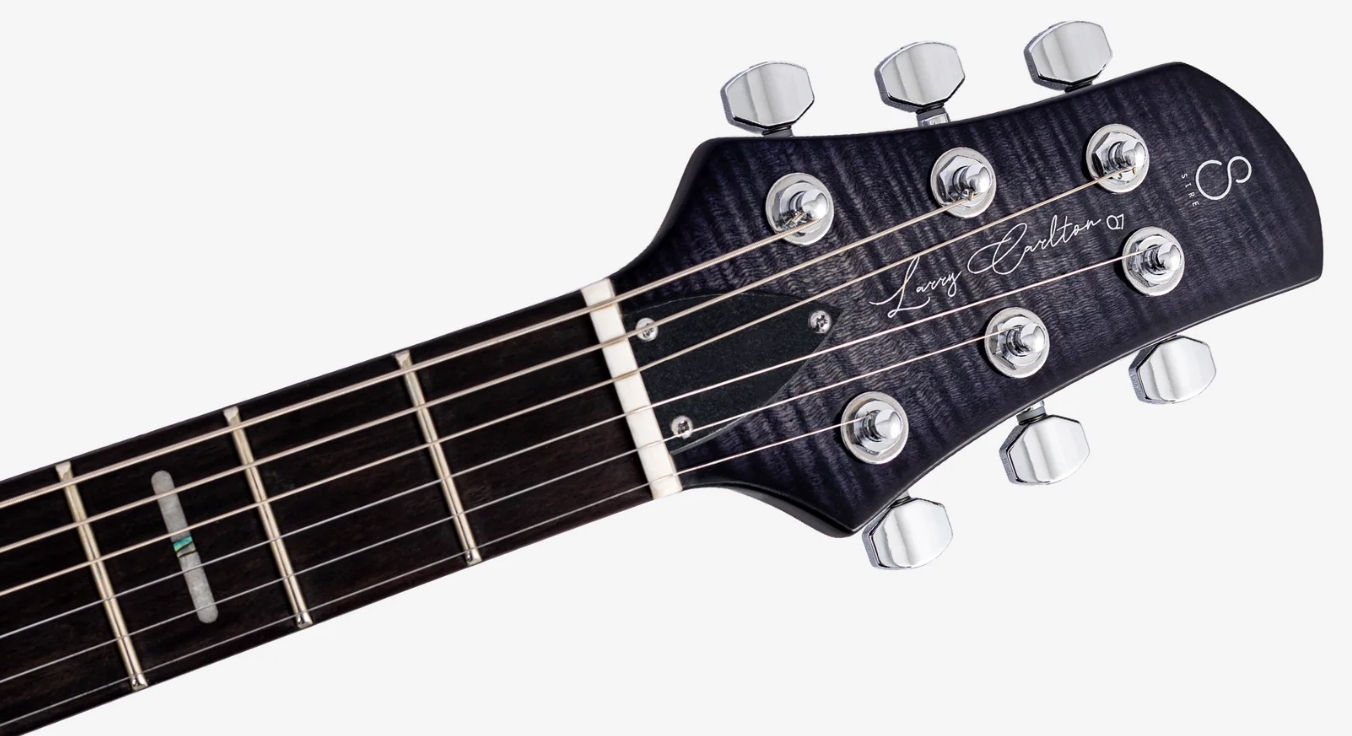 Sire Larry Carlton Q7 Hollow 2h Ht Eb - Transparent Black - Semi-Hollow E-Gitarre - Variation 3