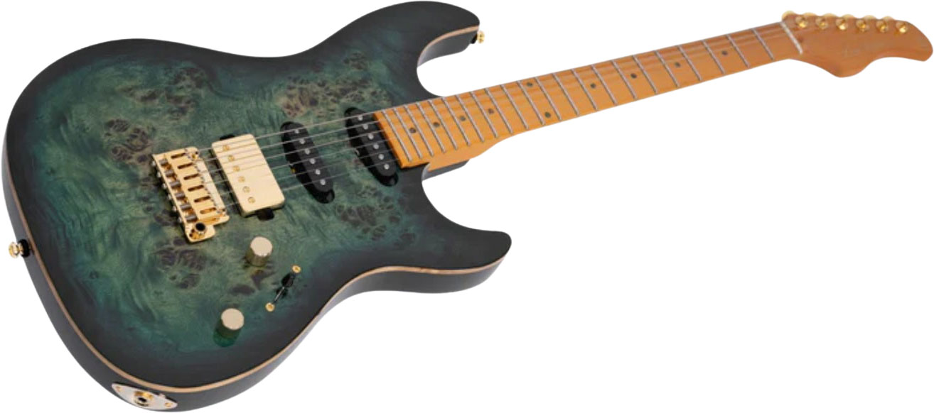 Sire Larry Carlton S10 Hss Trem Mn - Transparent Green - E-Gitarre in Str-Form - Variation 2