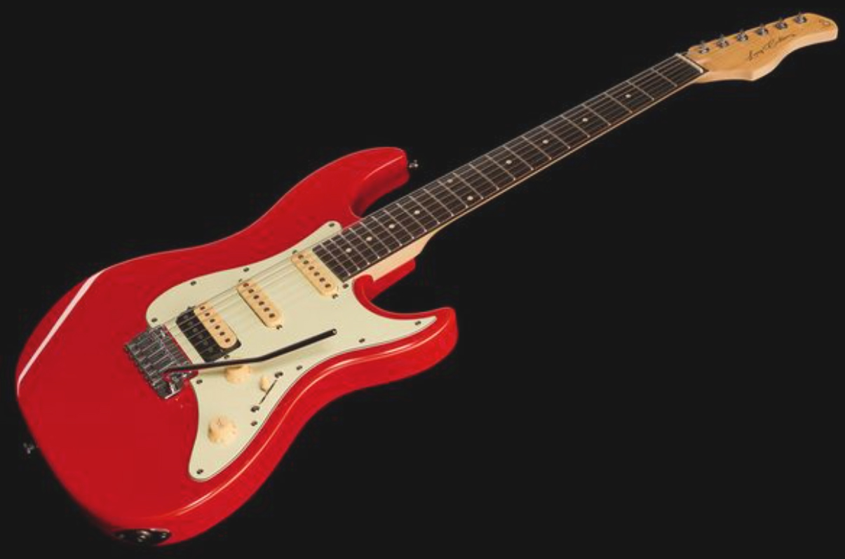 Sire Larry Carlton S3 Lh Signature Gaucher Hss Trem Rw - Dakota Red - E-Gitarre für Linkshänder - Variation 1