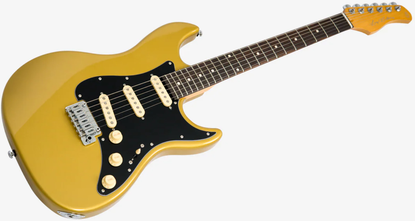 Sire Larry Carlton S3 New Gen 3s Trem Rw - Metallic Gold - E-Gitarre in Str-Form - Variation 2
