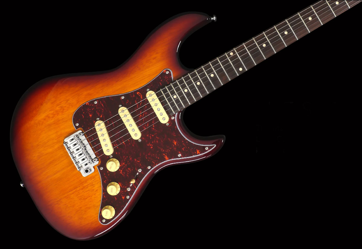 Sire Larry Carlton S3 Sss Lh Signature Gaucher 3s Trem Rw - Tobacco Sunburst - E-Gitarre in Str-Form - Variation 1