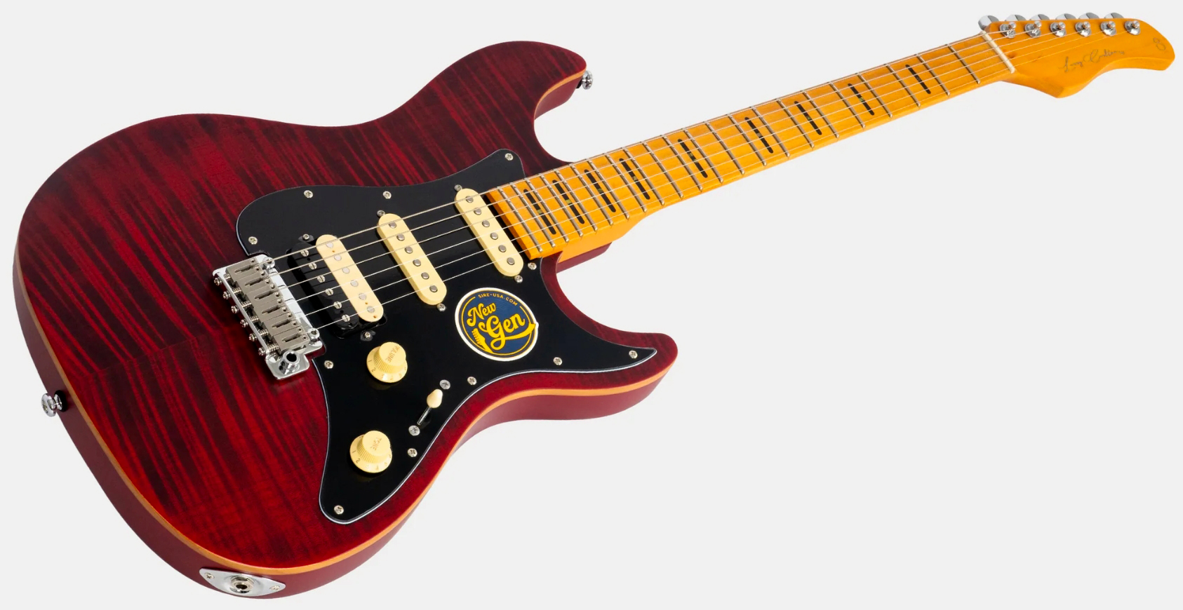 Sire Larry Carlton S7 Fm New Gen Hss Trem Mn - See Through Red - E-Gitarre in Str-Form - Variation 2