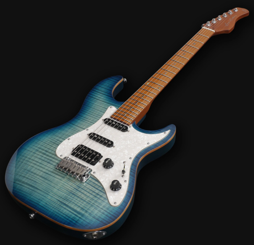 Sire Larry Carlton S7 Fm Signature Hss Trem Mn - Trans Blue - E-Gitarre in Str-Form - Variation 1