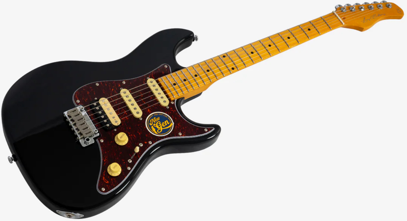 Sire Larry Carlton S7 Hss Lh Gaucher New Gen Trem Mn - Black - E-Gitarre in Str-Form - Variation 2