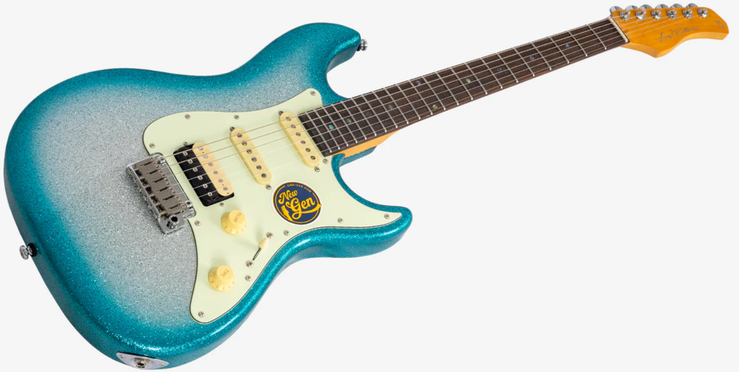 Sire Larry Carlton S7 Hss Lh Gaucher New Gen Trem Rw - Skyburst Sparkle - E-Gitarre in Str-Form - Variation 2