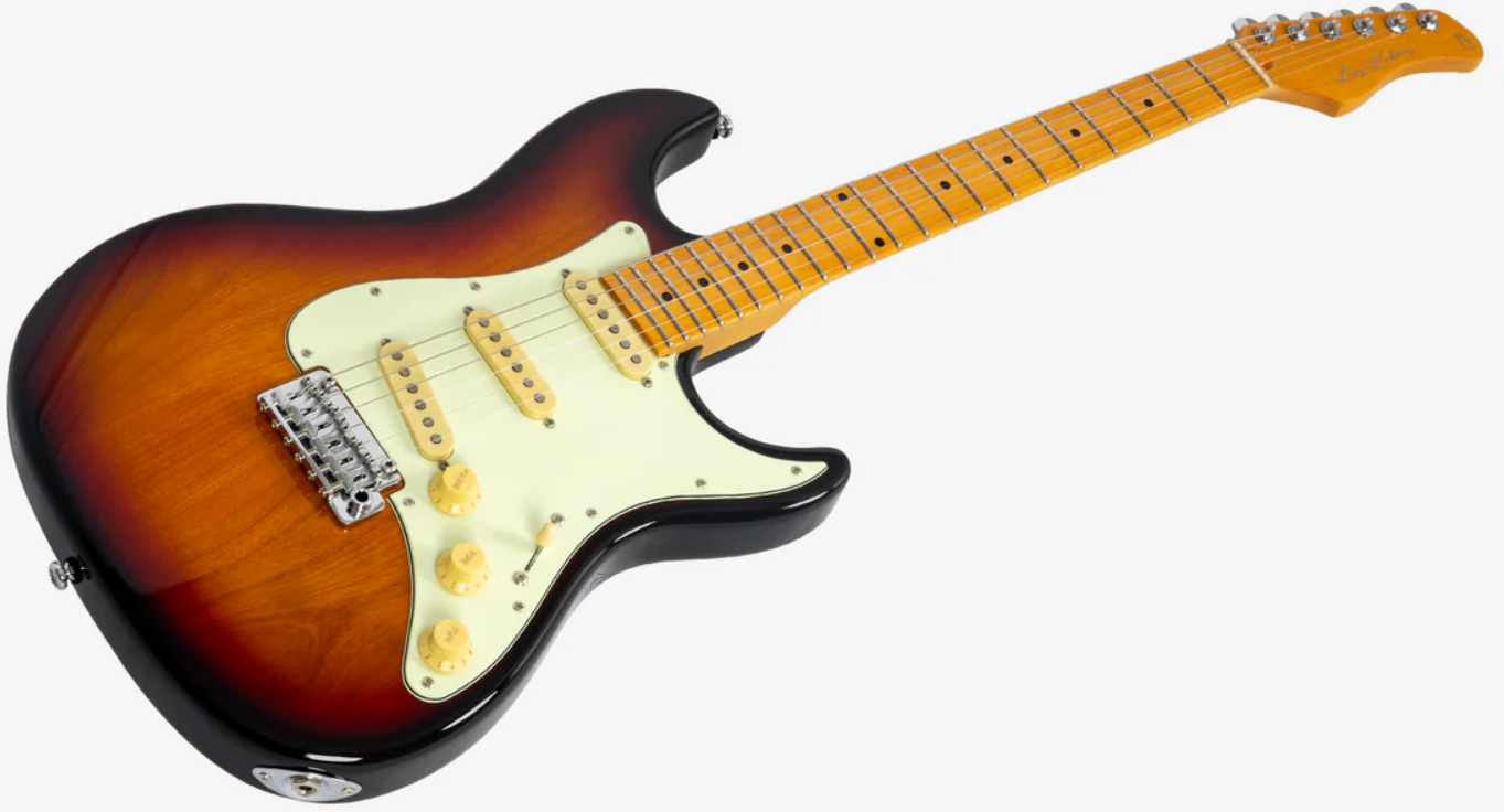 Sire Larry Carlton S7 Lh Gaucher New Gen 3s Trem Mn - 3 Tone Sunburst - E-Gitarre in Str-Form - Variation 2