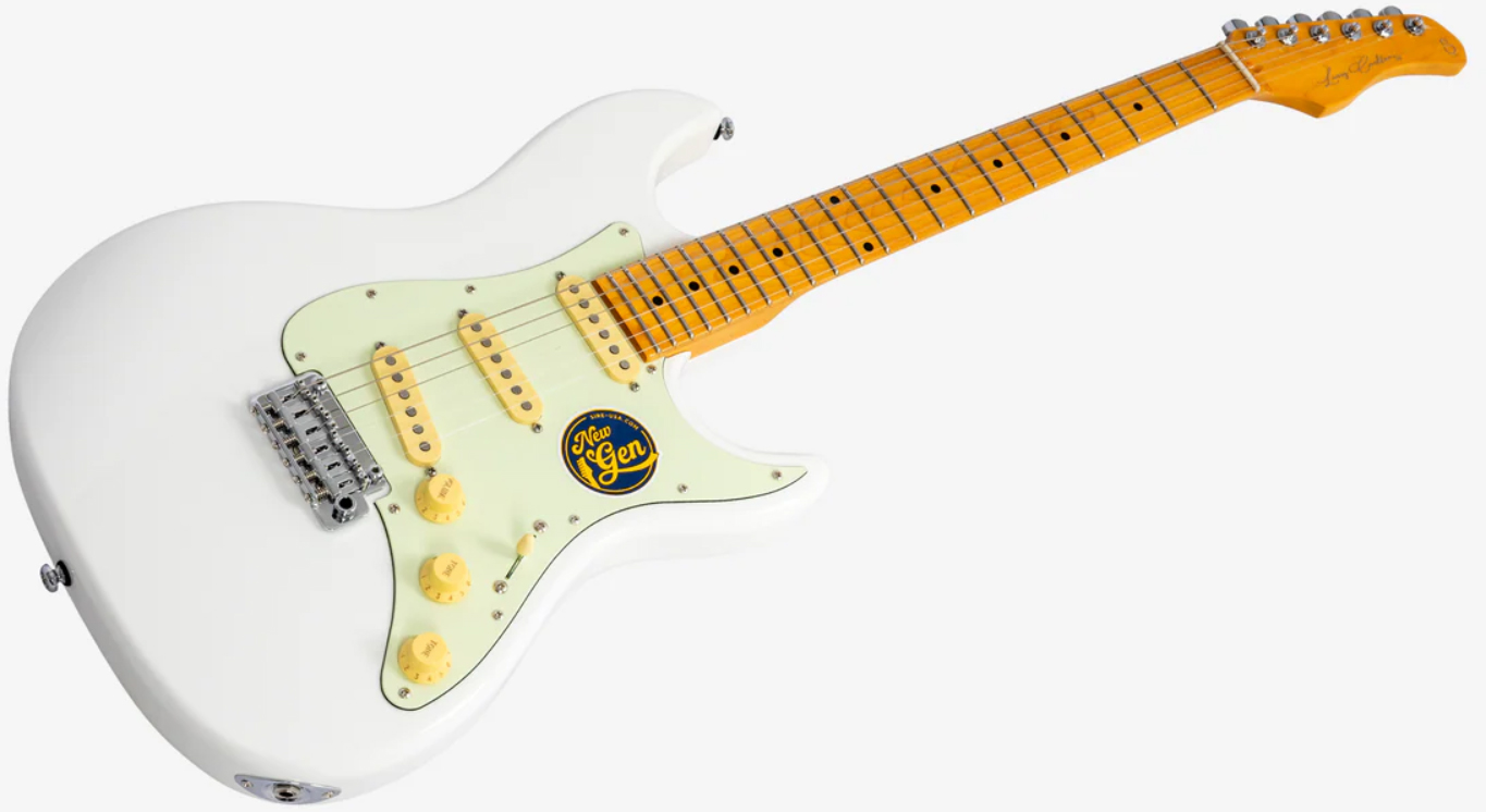 Sire Larry Carlton S7 Lh Gaucher New Gen 3s Trem Mn - White - E-Gitarre in Str-Form - Variation 2