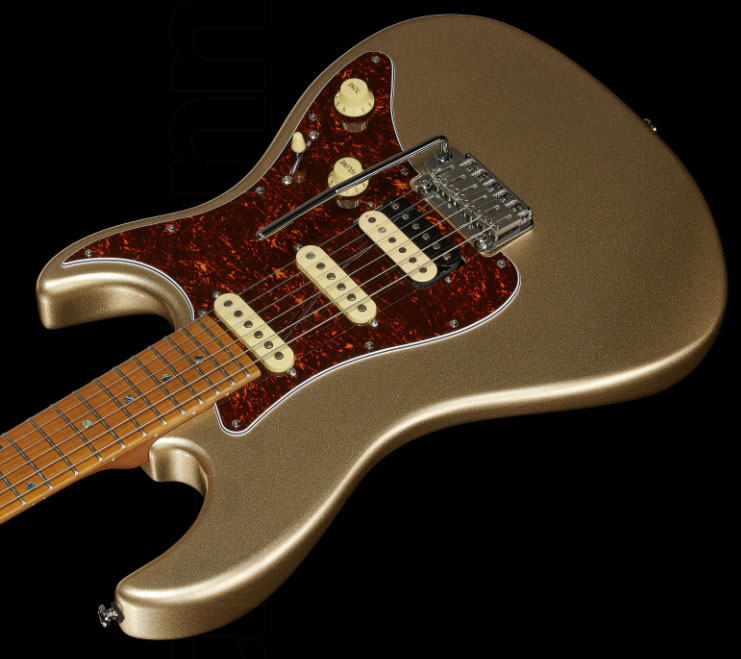 Sire Larry Carlton S7 Signature Hss Trem Rw - Champagne Gold Metal - E-Gitarre in Str-Form - Variation 2