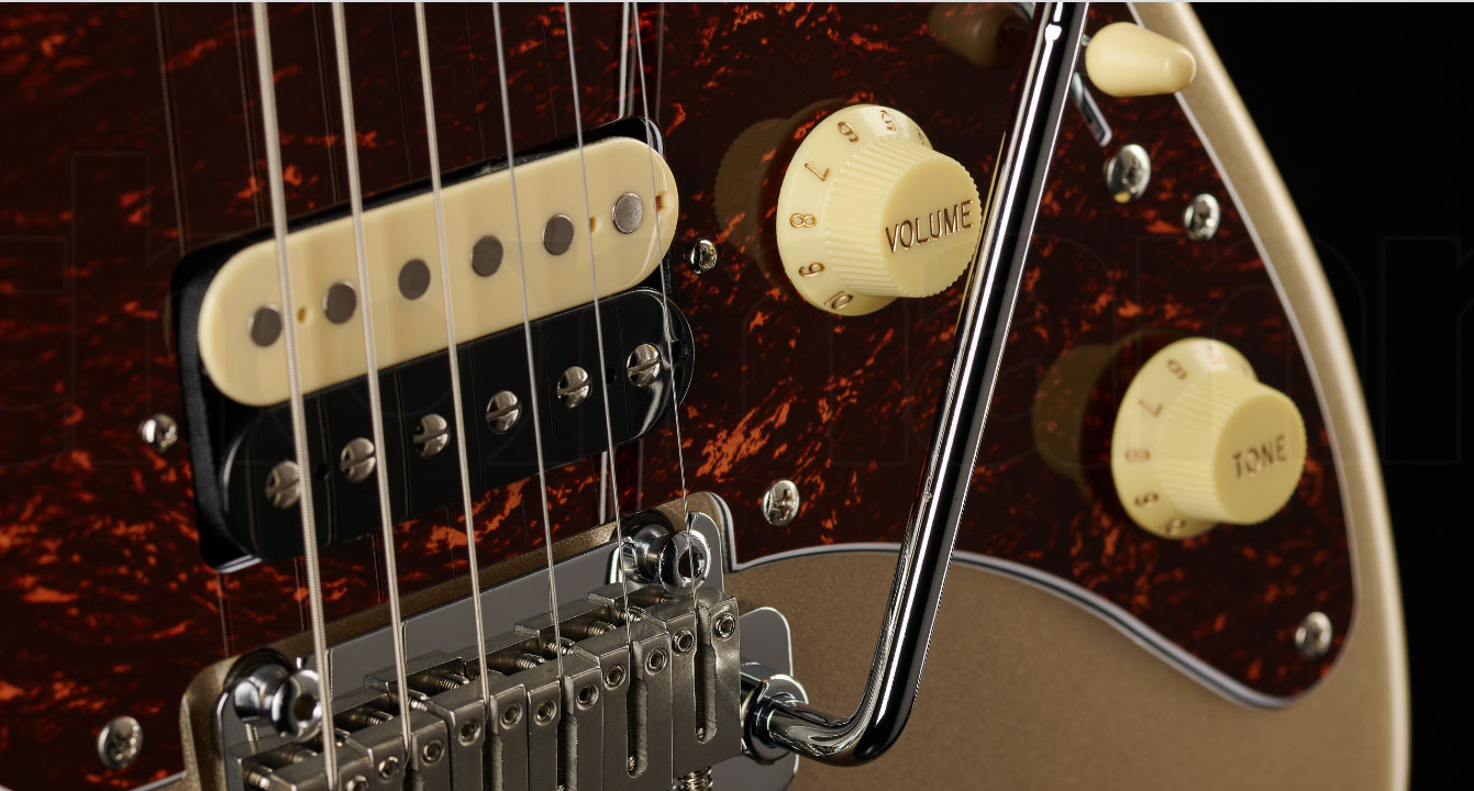 Sire Larry Carlton S7 Signature Hss Trem Rw - Champagne Gold Metal - E-Gitarre in Str-Form - Variation 3