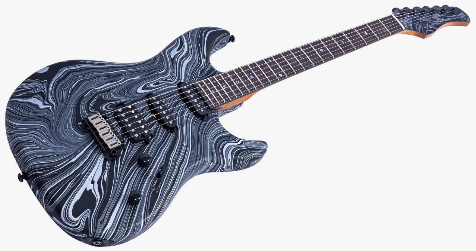 Sire Larry Carlton S7 Sw Hss Trem Rw - Black Swirl - E-Gitarre in Str-Form - Variation 2