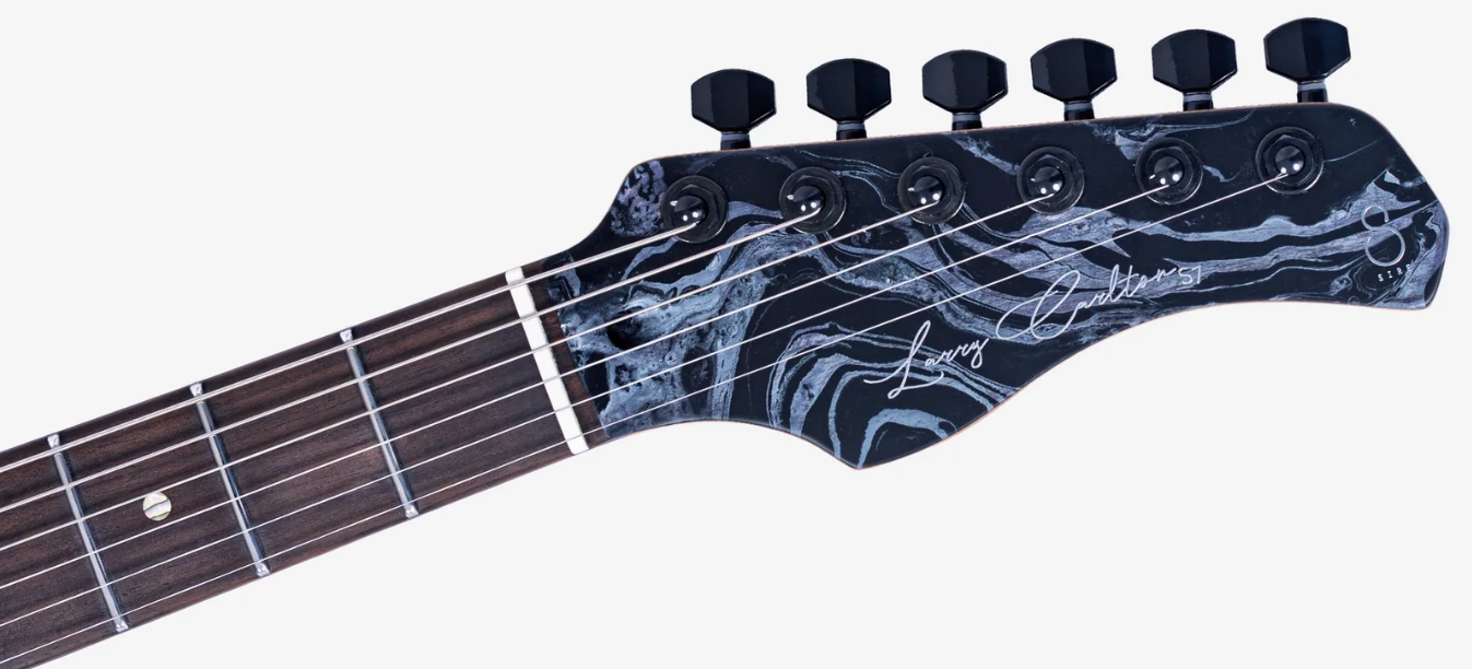 Sire Larry Carlton S7 Sw Hss Trem Rw - Black Swirl - E-Gitarre in Str-Form - Variation 3