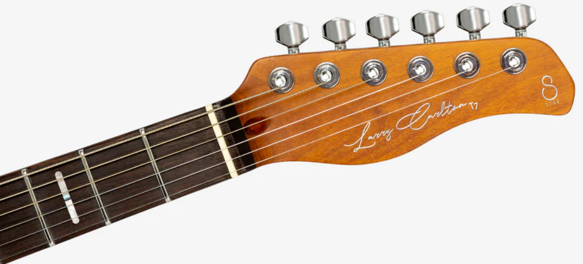 Sire Larry Carlton T7 Fm New Gen 2h Trem Rw - Transparent Black - E-Gitarre in Teleform - Variation 3