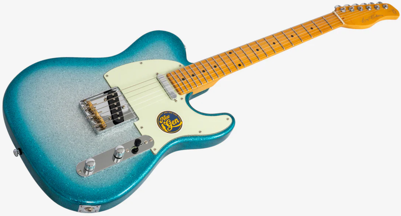 Sire Larry Carlton T7 Lh Gaucher New Gen 2s Ht Mn - Skyburst Sparkle - E-Gitarre in Teleform - Variation 2