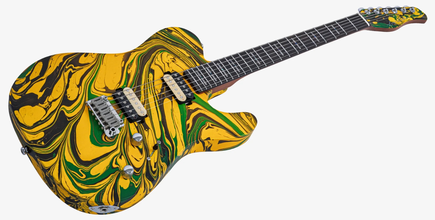 Sire Larry Carlton T7 Sw 2h Trem Rw - Yellow Swirl - E-Gitarre in Teleform - Variation 2