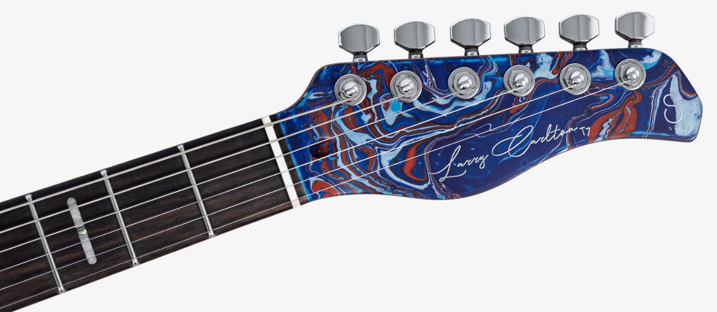 Sire Larry Carlton T7 Sw 2h Trem Rw - Blue Swirl - E-Gitarre in Teleform - Variation 3