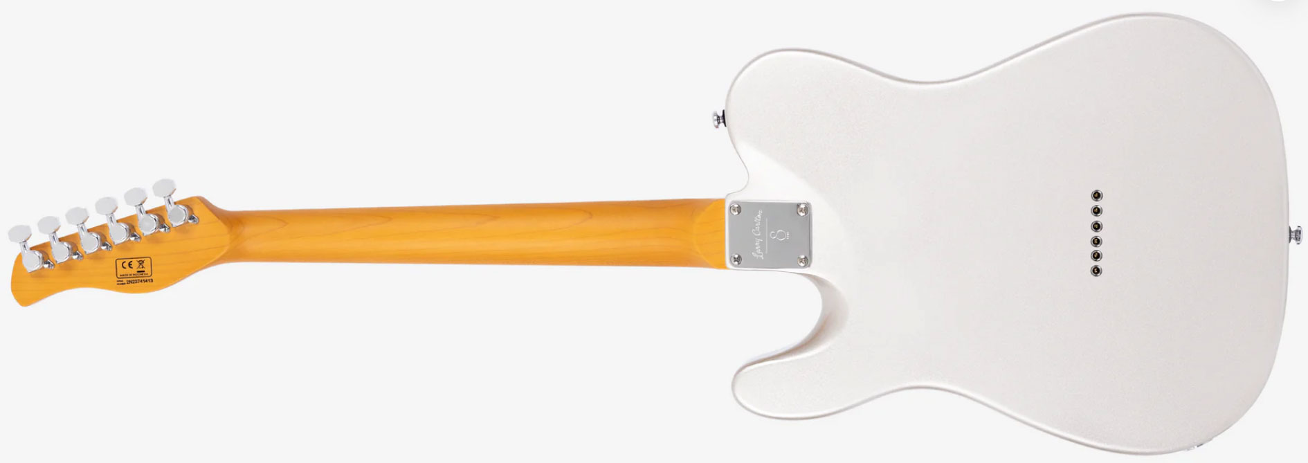 Sire Larry Carlton T7tv Signature 2s Ht Mn - Tv Silver - E-Gitarre in Teleform - Variation 1