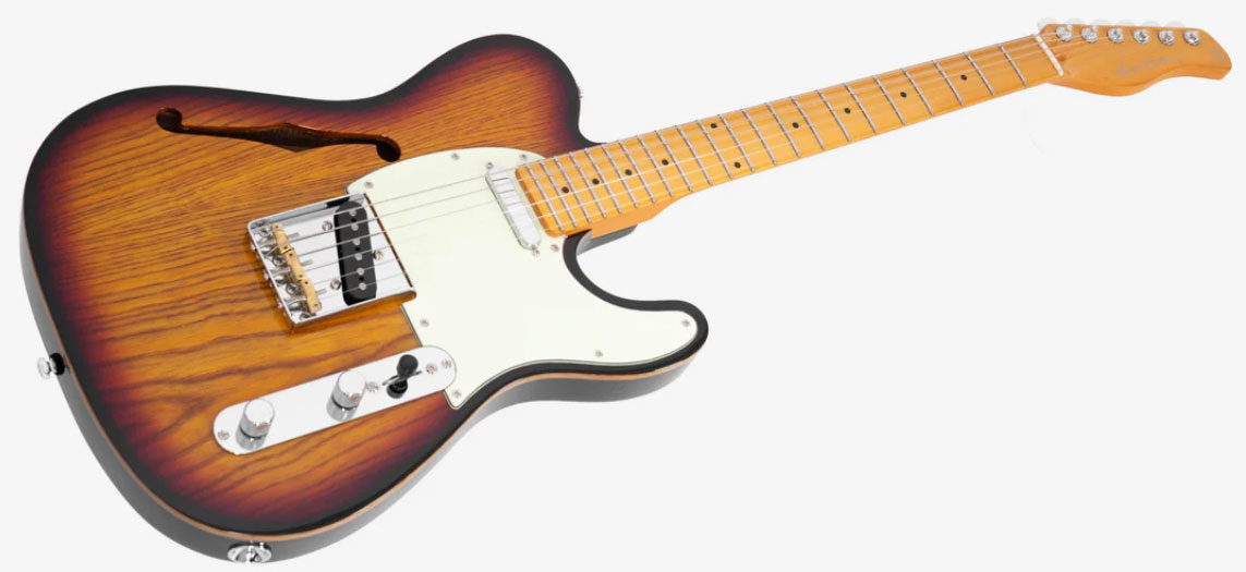 Sire Larry Carlton T7tv Signature 2s Ht Mn - 3 Tone Sunburst - E-Gitarre in Teleform - Variation 2