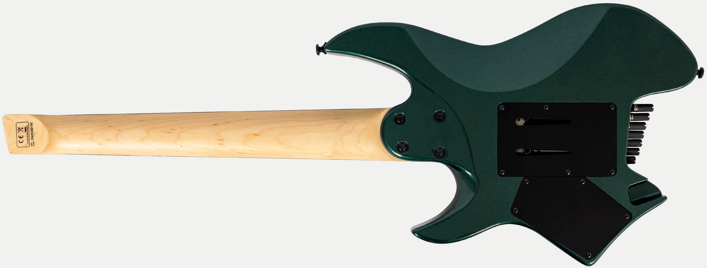 Sire Larry Carlton X6 Headless 7c Multiscale 2h Trem Rw - Metallic Green - Multi-Scale Guitar - Variation 1