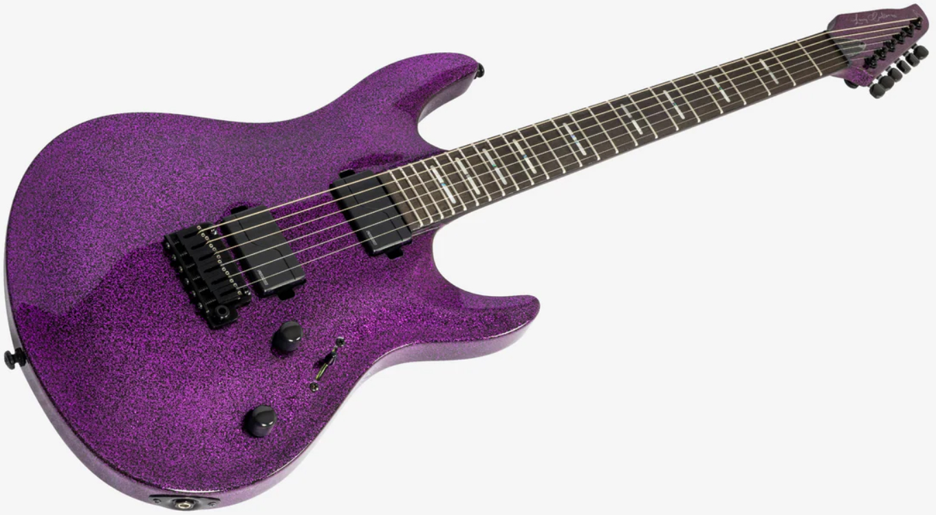 Sire Larry Carlton Y10 2h Fishman Fluence Trem Eb - Purple Sparkle - E-Gitarre in Str-Form - Variation 2