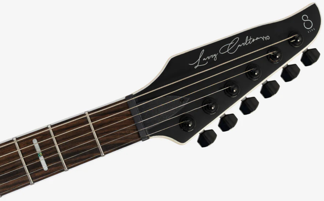 Sire Larry Carlton Y10 2h Fishman Fluence Trem Eb - Black Satin - E-Gitarre in Str-Form - Variation 4