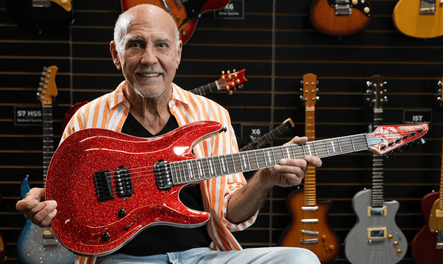Sire Larry Carlton Y5 2h Ht Rw - Red Sparkle - E-Gitarre in Str-Form - Variation 4