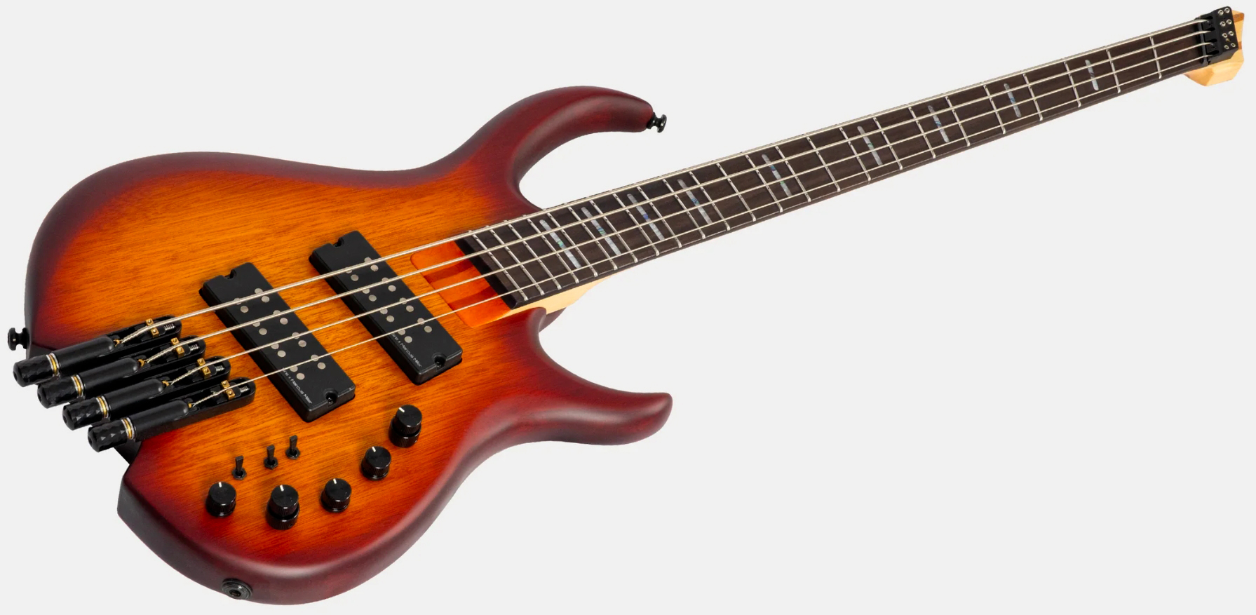 Sire Marcus Miller M6 Headless 4st Multiscale Active Rw - Tobacco Sunburst Satin - Solidbody E-bass - Variation 2