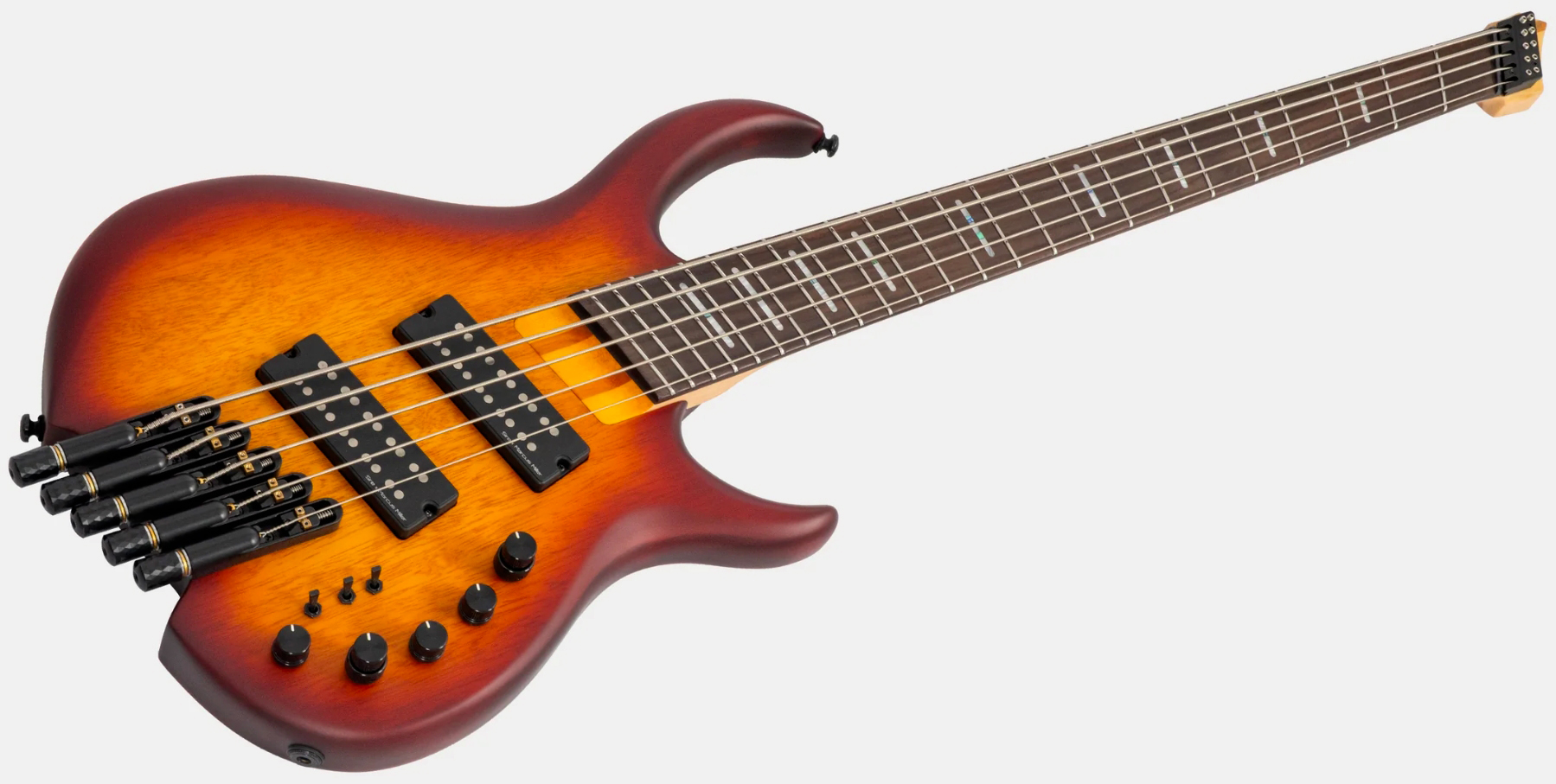Sire Marcus Miller M6 Headless 5st Multiscale 5c Active Rw - Tobacco Sunburst Satin - Solidbody E-bass - Variation 2