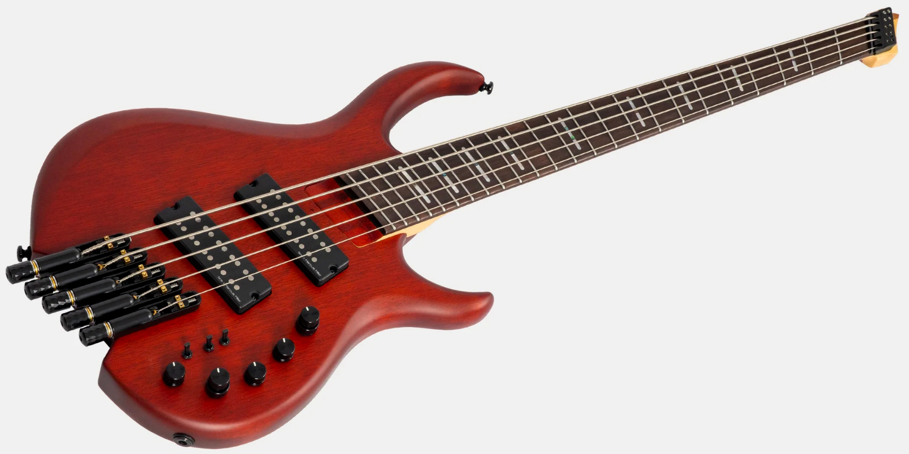 Sire Marcus Miller M6 Headless 5st Multiscale 5c Active Rw - Mahogany Satin - Solidbody E-bass - Variation 2