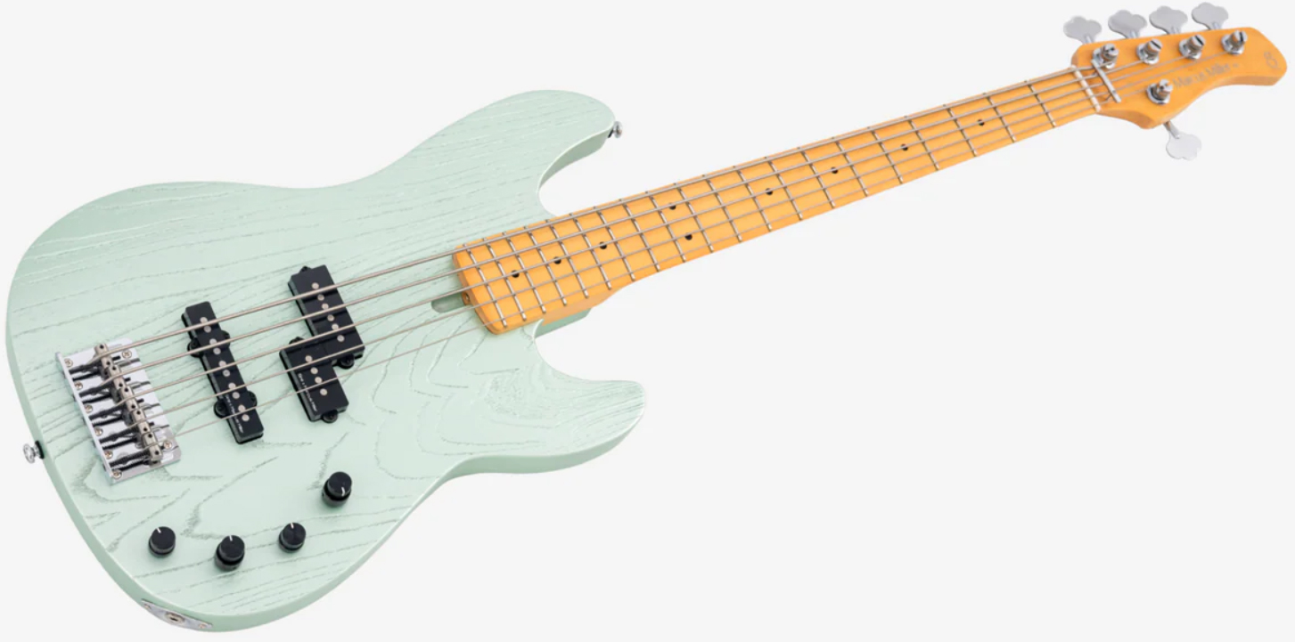 Sire Marcus Miller P6 5st 5c Active Mn - Surf Green Metallic - Solidbody E-bass - Variation 2