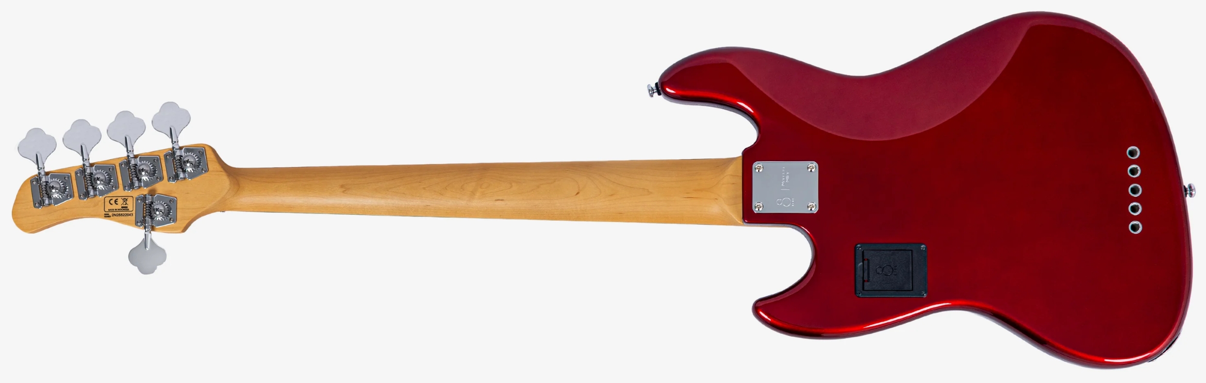 Sire Marcus Miller V3 New Gen 5st 5c Active Rw - Candy Apple Red - Solidbody E-bass - Variation 1