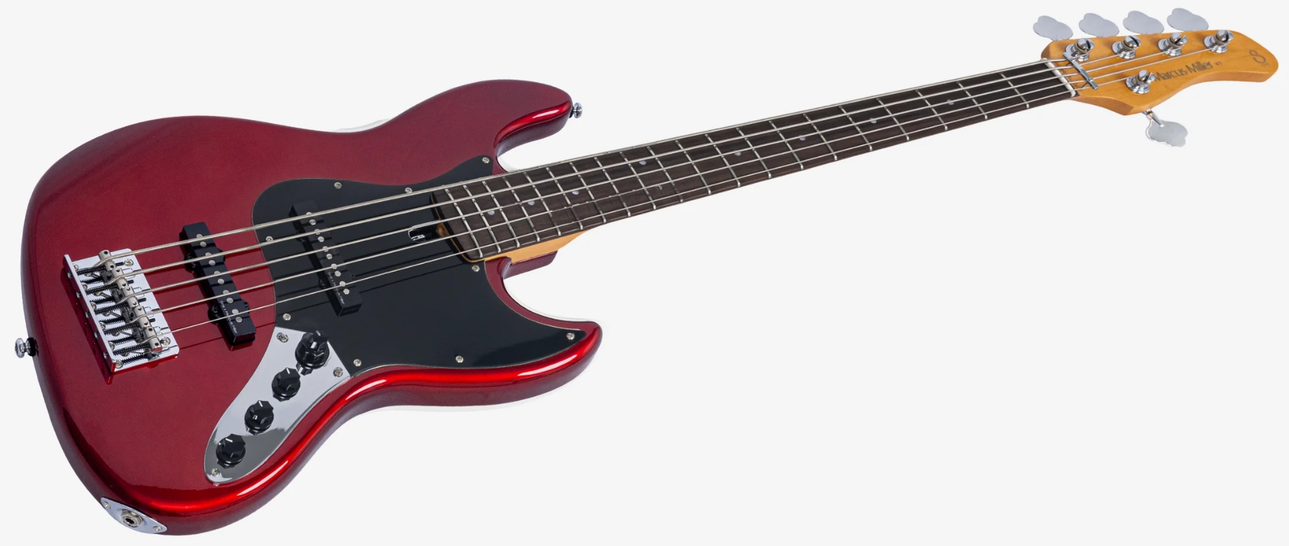 Sire Marcus Miller V3 New Gen 5st 5c Active Rw - Candy Apple Red - Solidbody E-bass - Variation 2