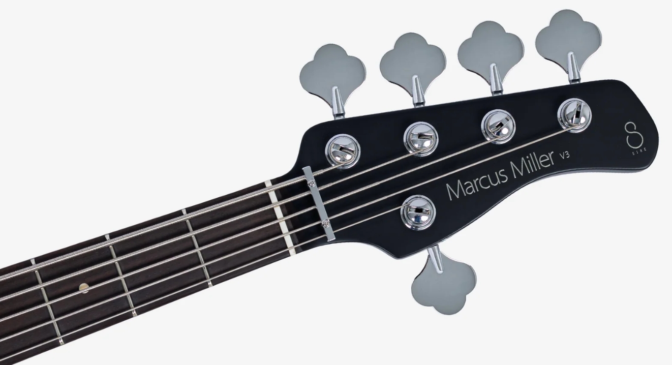 Sire Marcus Miller V3 New Gen 5st 5c Active Rw - Black Satin - Solidbody E-bass - Variation 3