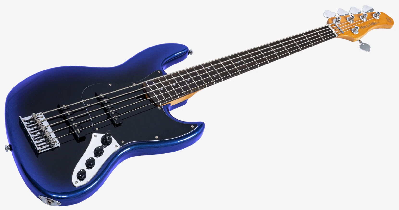 Sire Marcus Miller V3 New Gen 5st Lh 5c Gaucher Active Rw - Midnight Blueburst - Solidbody E-bass - Variation 2