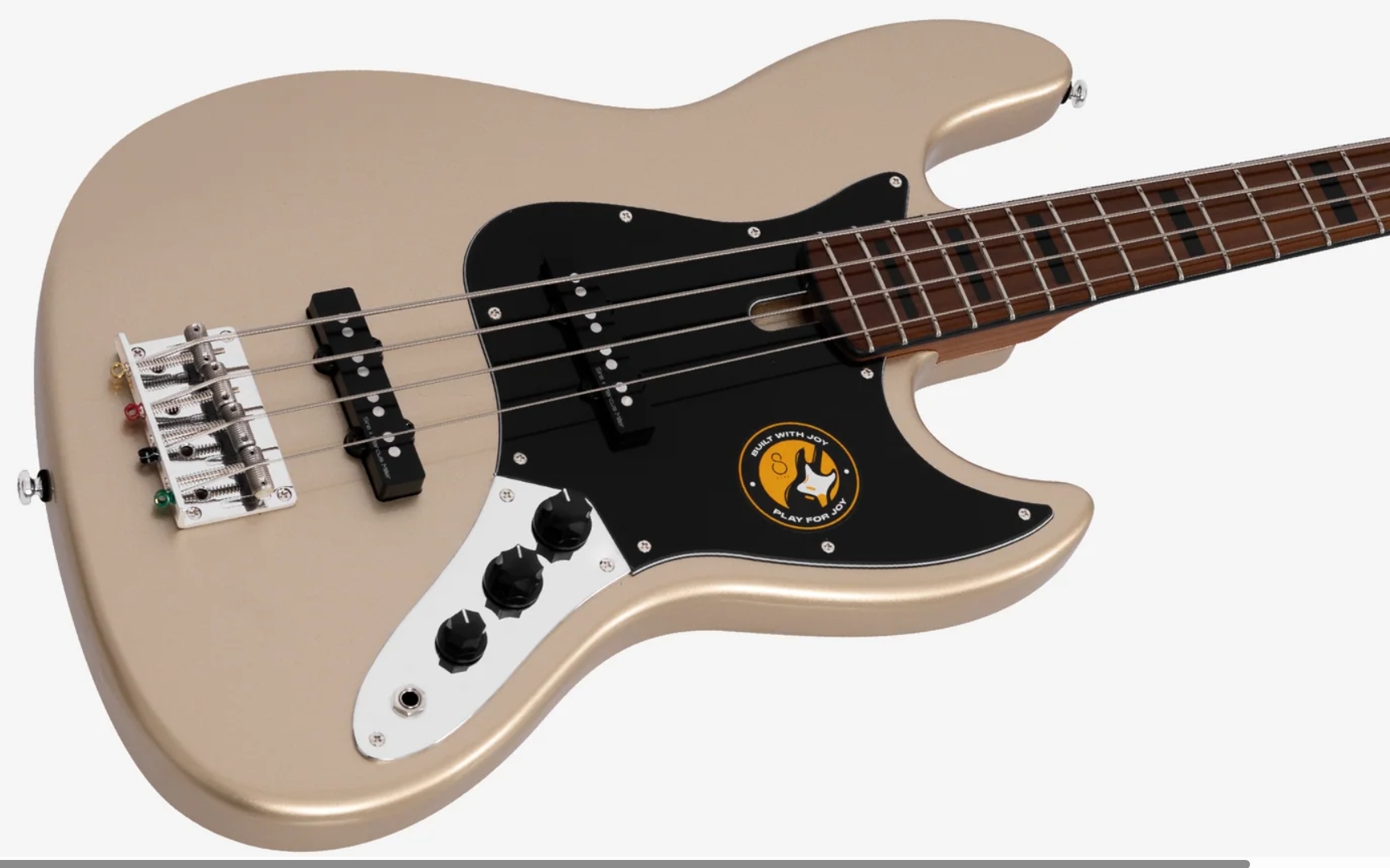 Sire Marcus Miller V5 4st Lh Gaucher Mn - Champagne Gold Metallic - Solidbody E-bass - Variation 2