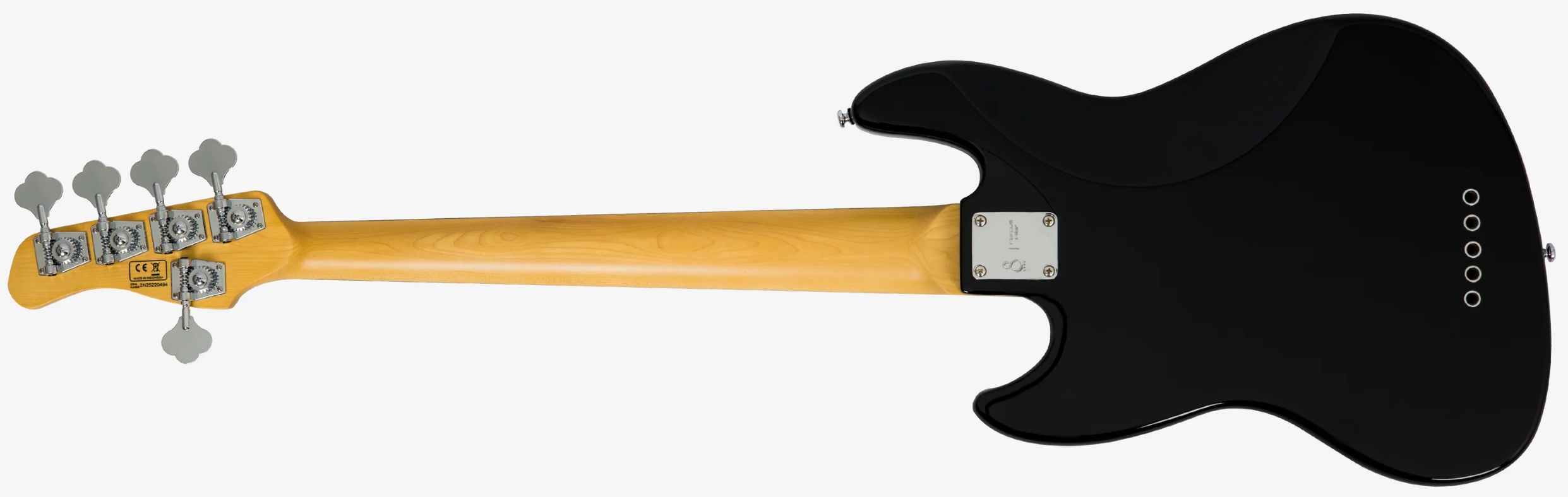 Sire Marcus Miller V5 5st Lh 5c Gaucher Mn - Black - Solidbody E-bass - Variation 1