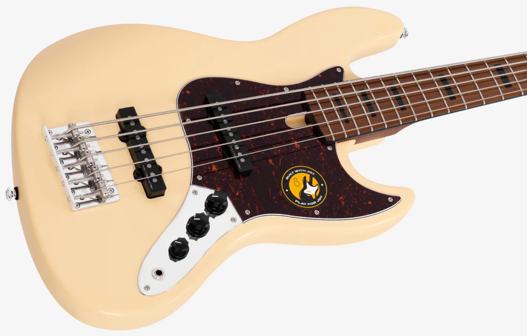 Sire Marcus Miller V5 5st Lh 5c Gaucher Mn - Vintage White - Solidbody E-bass - Variation 2
