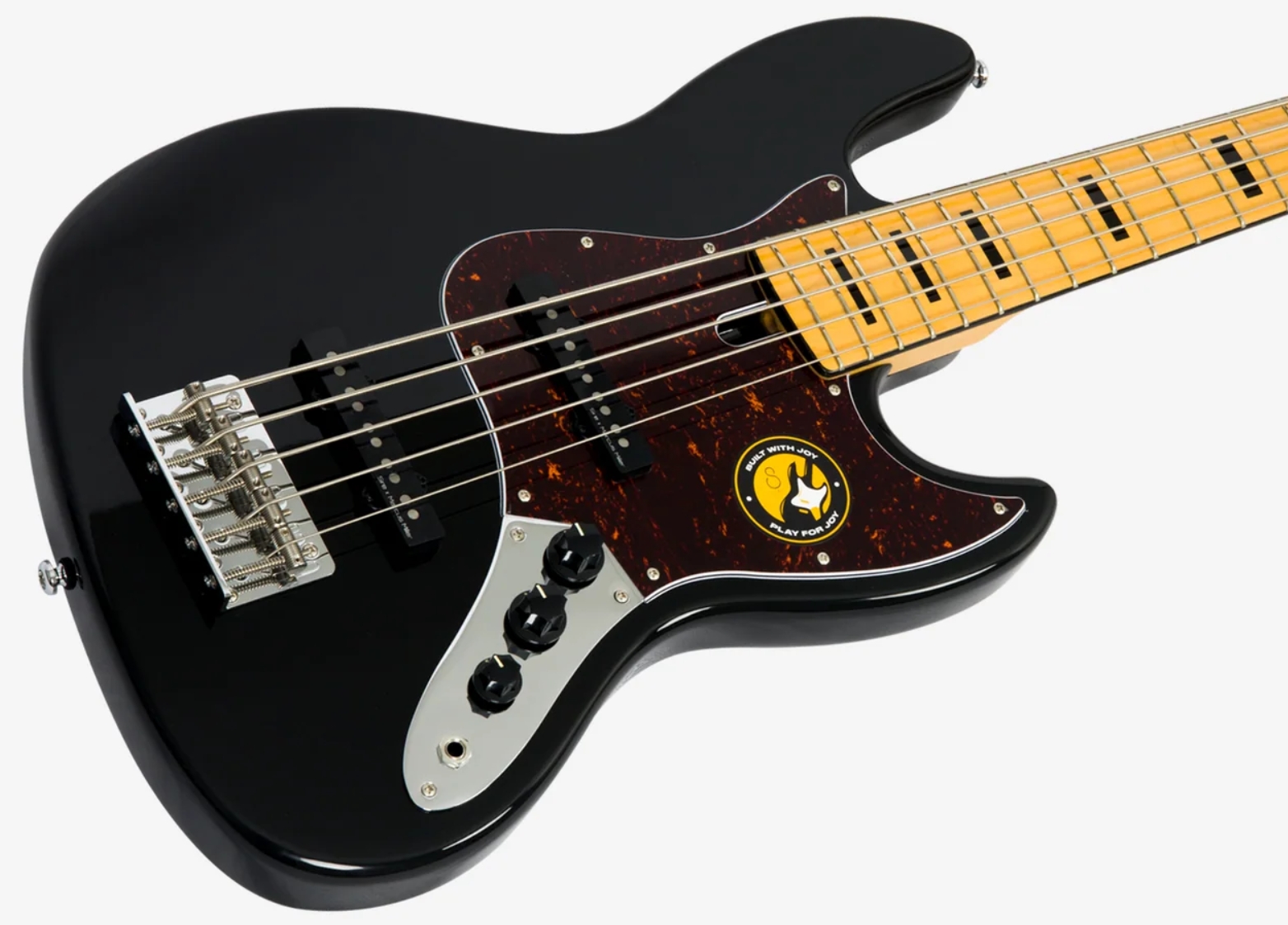 Sire Marcus Miller V5 5st Lh 5c Gaucher Mn - Black - Solidbody E-bass - Variation 2