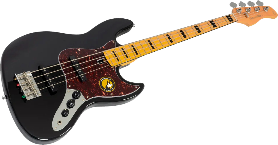 Sire Marcus Miller V5 Alder 4st Fretless Mn - Black - Solidbody E-bass - Variation 3