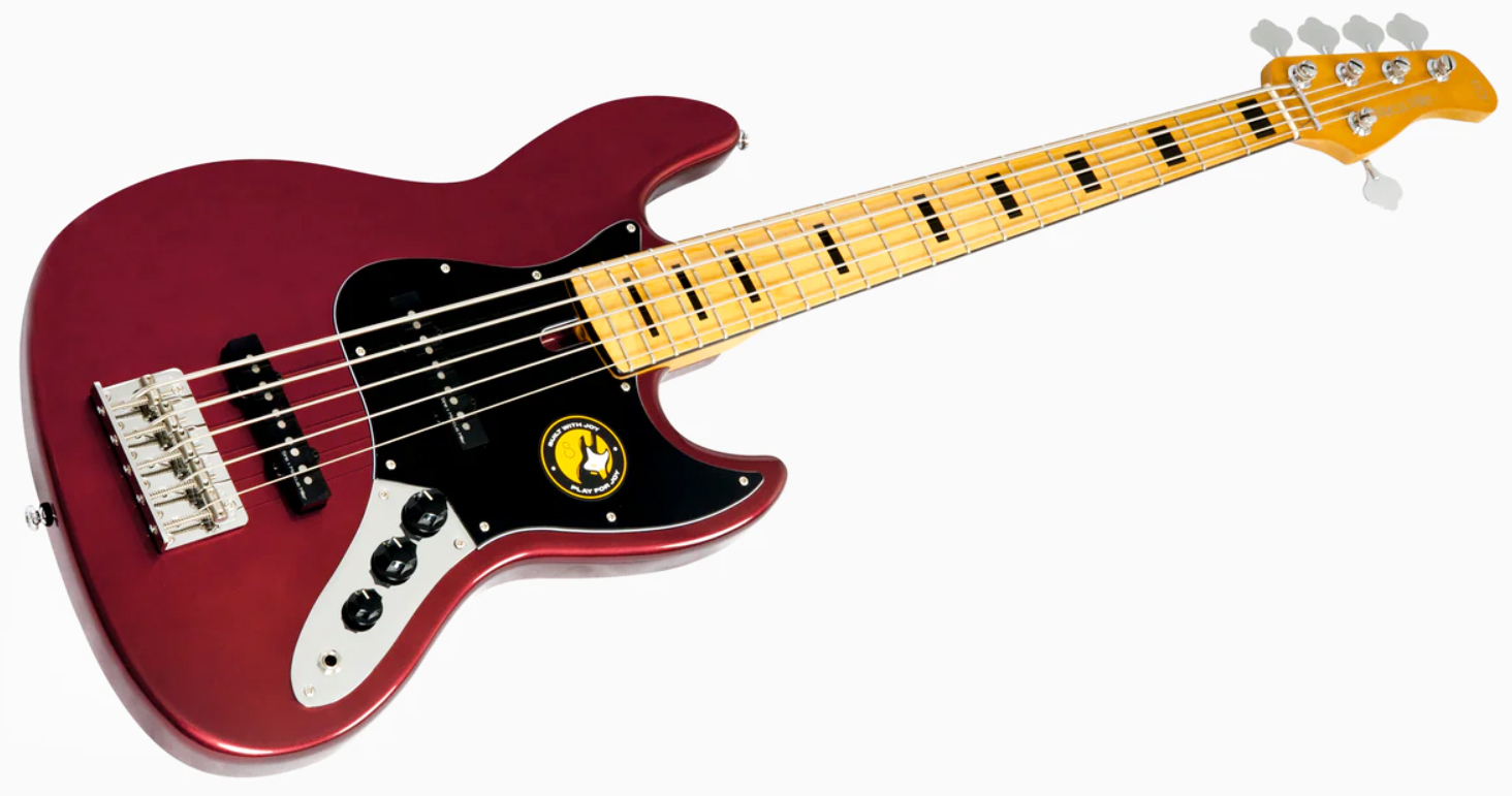 Sire Marcus Miller V5 Alder 5st 5c Mn - Candy Apple Red - Solidbody E-bass - Variation 2