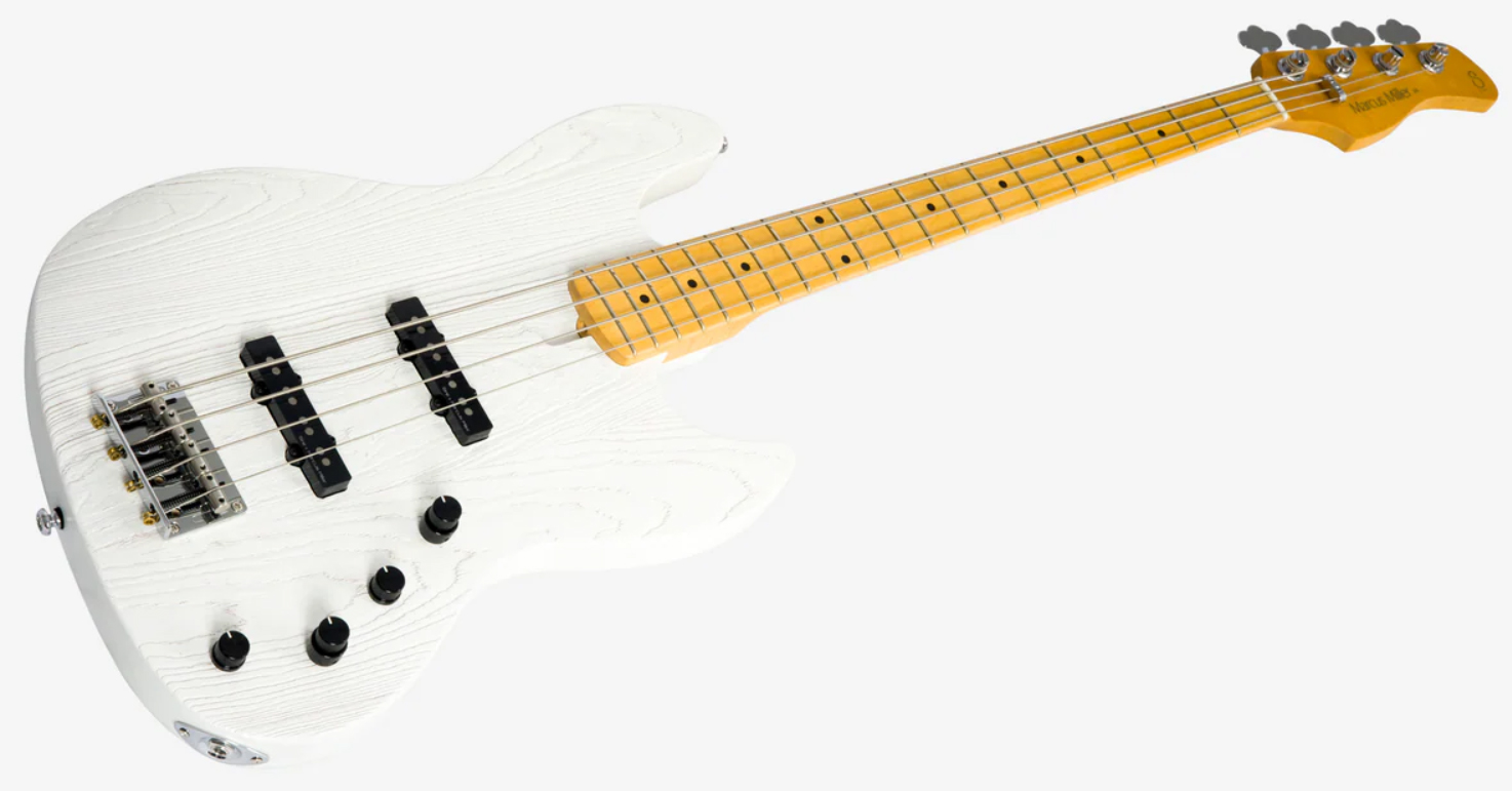 Sire Marcus Miller V6 4st Active Mn - Antique White - Solidbody E-bass - Variation 2